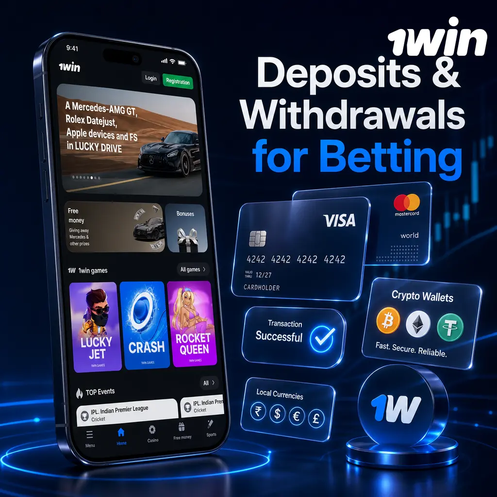 1win deposit and withdrawal options including UPI, Skrill, Neteller, AstroPay, and crypto like Bitcoin and Ethereum.