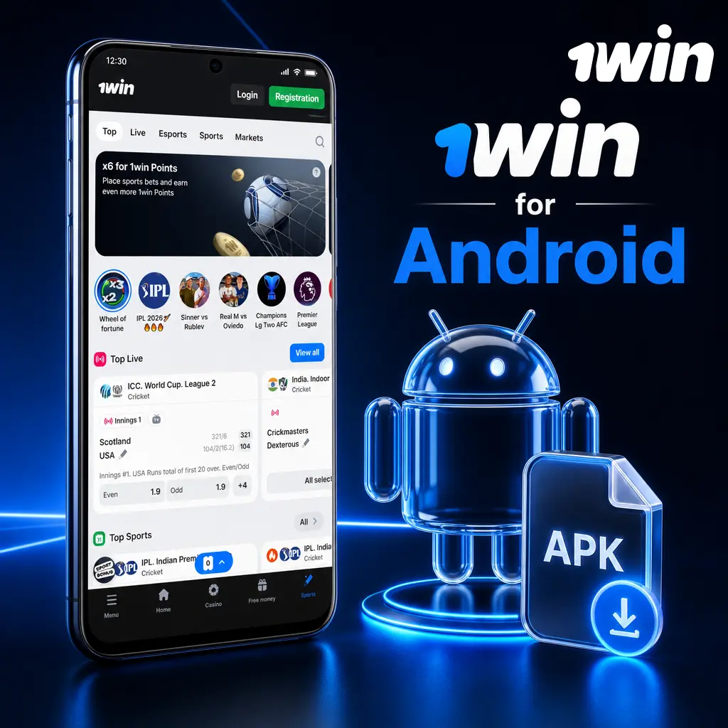 1win Android app APK download and installation steps for faster load times and live odds push notifications