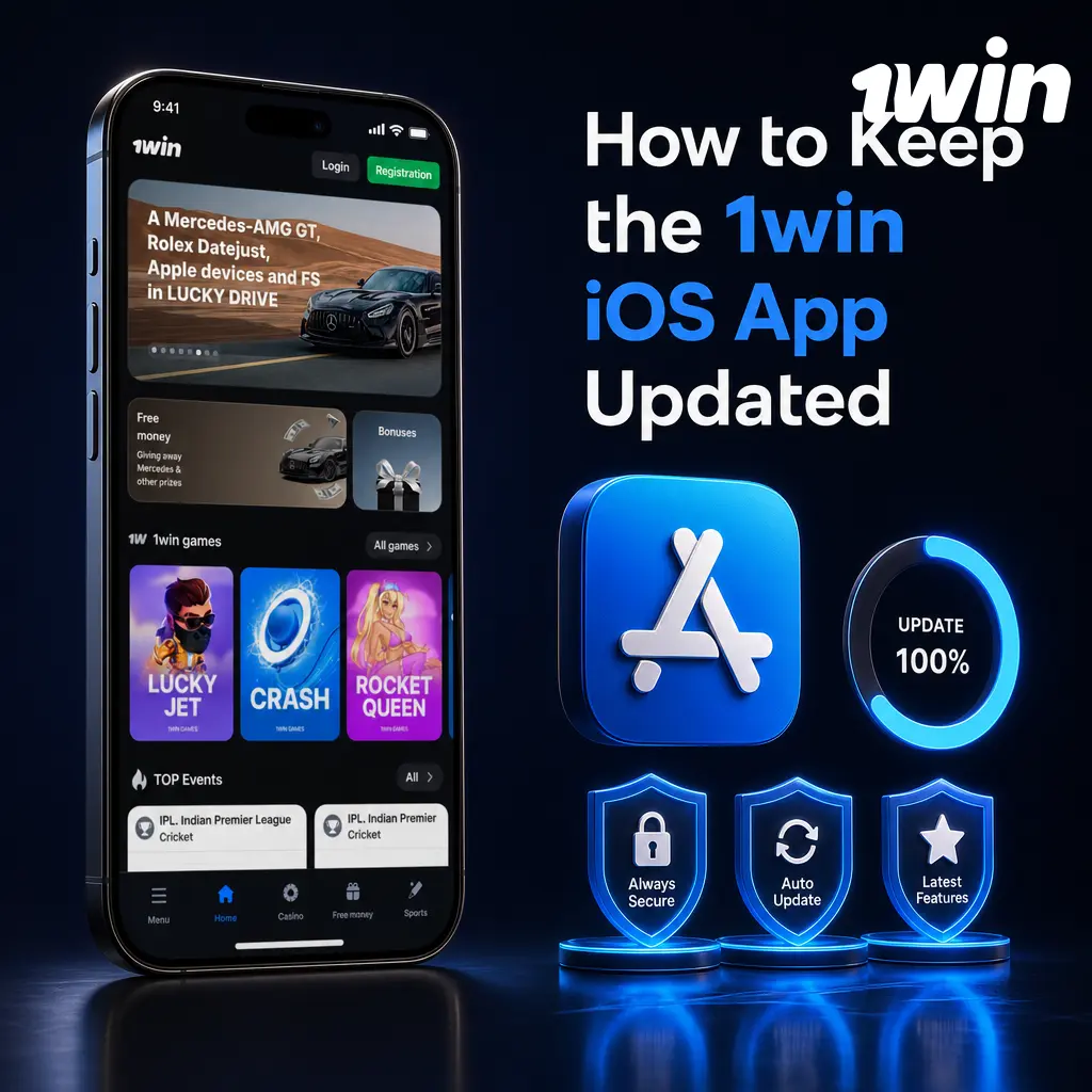 Steps to update the 1win iOS app: check latest version, compare builds, download and reinstall for the newest release.