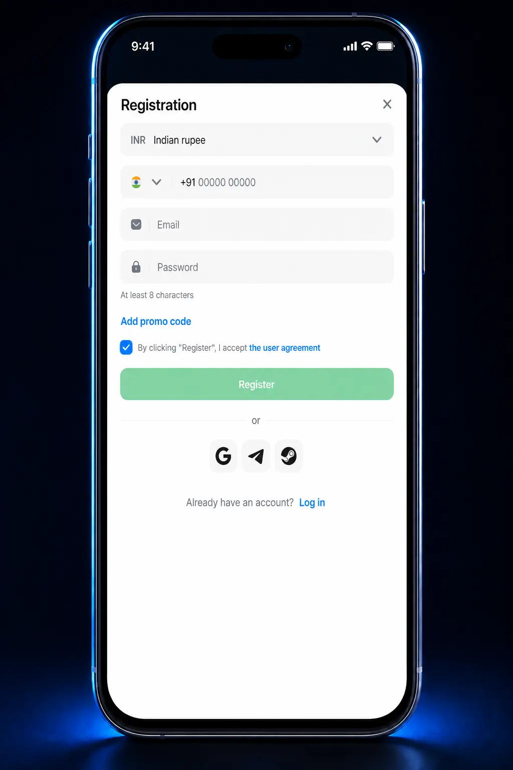 Step-by-step guide showing how to register, log in, and play Rocket X on 1win to cash out winnings