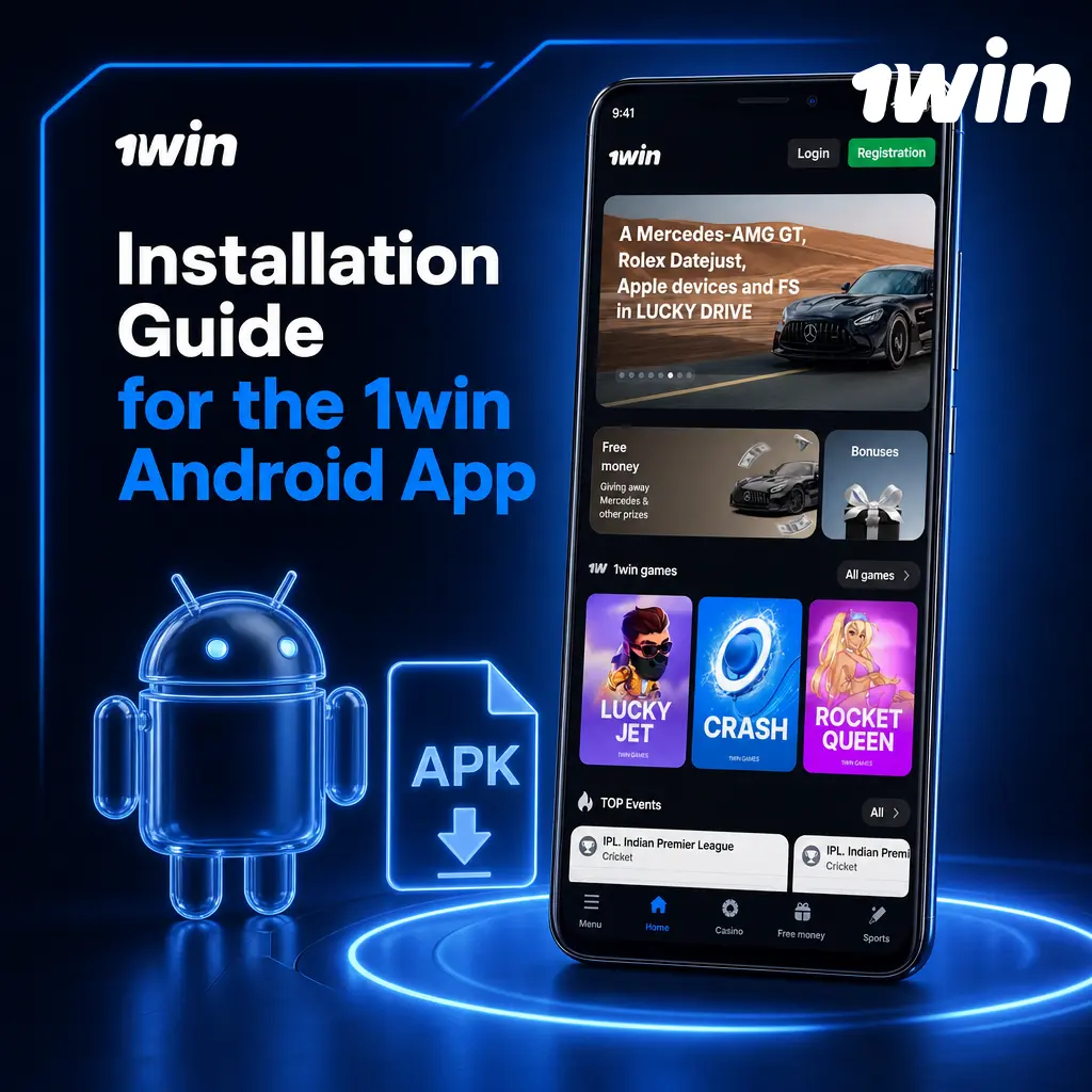 Step-by-step guide to download and install the 1win Android APK file outside Google Play Store